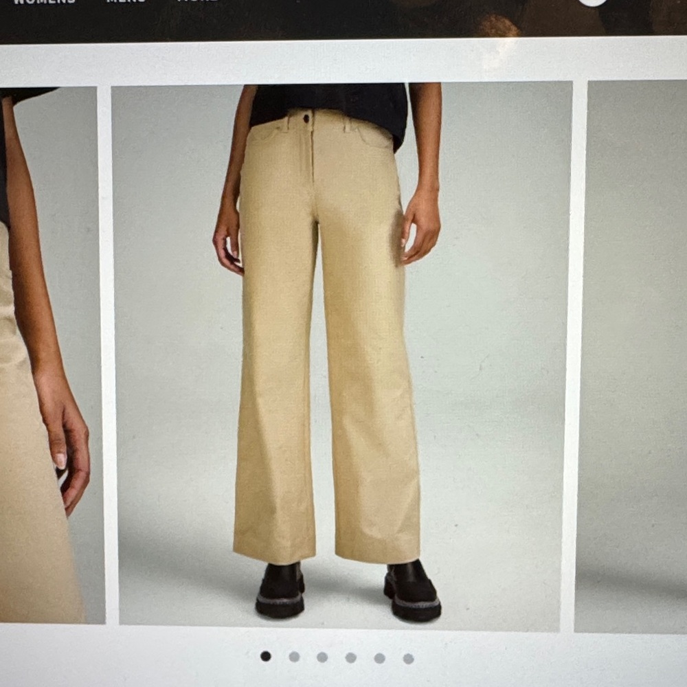 Lululemon city sleek five pocket high-rise wide leg pant light utilitech
